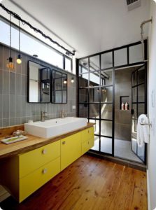 Дизайн ванной в индустриальном стиле